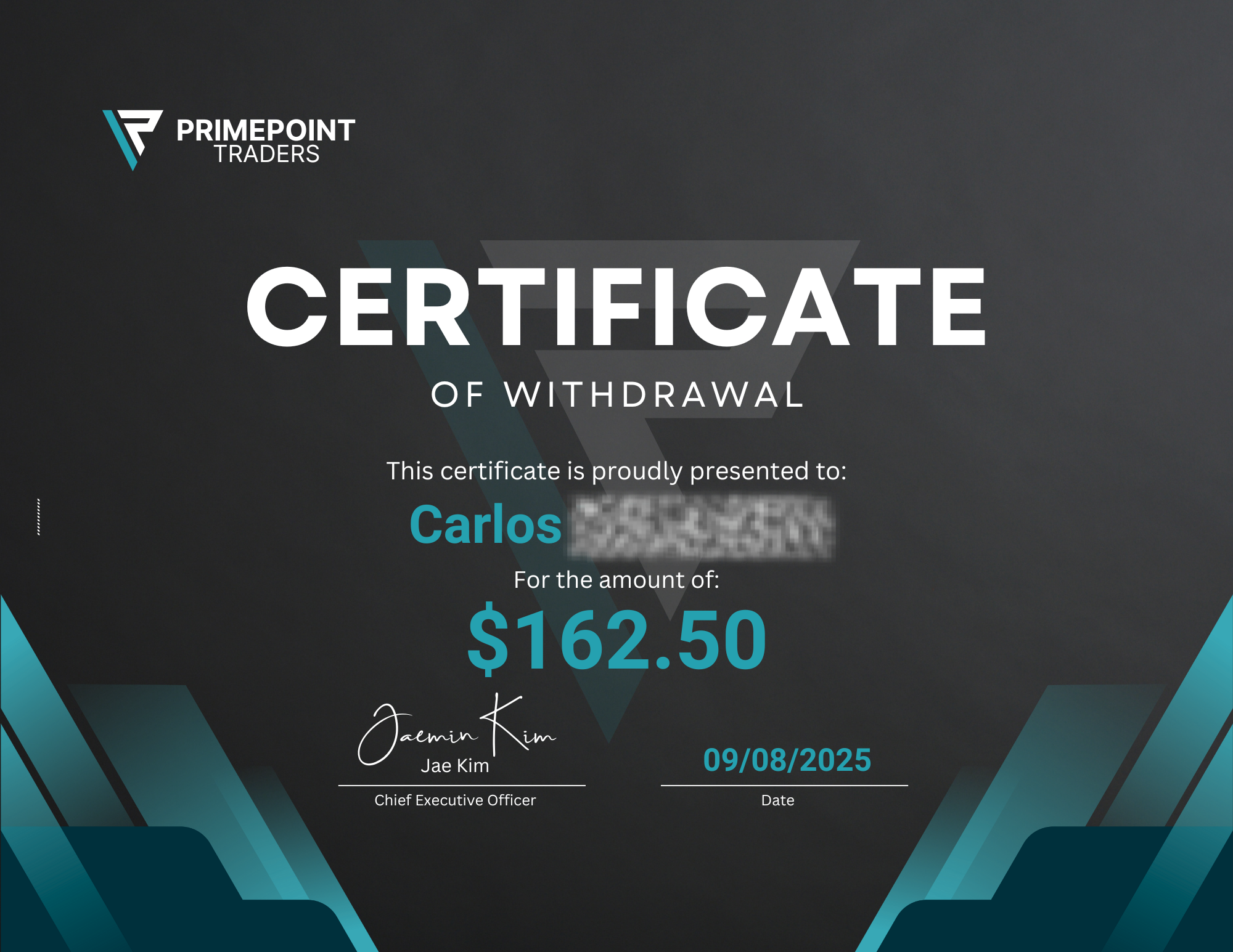PrimePoint_Certificates_Carlos_ID47559302347549430